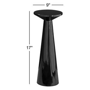 Mesa Auxiliar Escultural con Base Elevada y Tapa Redonda, Silueta Cónica Elegante y Diseño Contemporáneo Audaz para Bares - Product Image 3