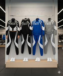 Conjunto Deportivo Rexfit Personalizado para Hombre, Chaqueta Cortavientos de Nailon con Cremallera Completa y Reflectante, Venta al Por Mayor - Product Image 5