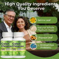 Capsules de nettoyage du côlon, complément alimentaire pour le bien-être digestif, fabricant OEM de marque privée, formule d'équilibre intestinal, usine
