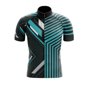 Jersey de Ciclismo Personalizado para Hombre, Mangas Cortas, Uniformes de Ciclismo con Logotipo, Ropa Deportiva Transpirable de Buena Calidad, Hecho en Pakistán - Product Image 3