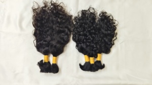 Cabello Remy Indio Virgen con Cutícula Alineada, Ondulado, Doble Trama a Máquina, 100 Gramos, Todos los Colores Disponibles, Venta al por Mayor - Product Image 5