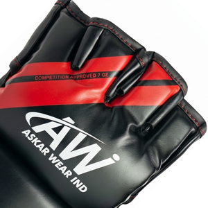 ถุงมือ Askar Wear Ind Mma แบบครึ่งนิ้ว หนังแท้ ปิดด้วยเวลโคร สำหรับศิลปะการต่อสู้ ยูนิเซ็กซ์ - Product Image 4