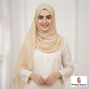 Luxury Chiffon Hijab Scarf Design Soft <b>Silk</b> Feel <b>Head</b> <b>Wrap</b> Shawl OEM ODM Manufacturer Private Label - Product Image 6