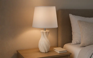 Lámpara de Pie Rústica de Madera Sólida, Lámpara Decorativa de Madera Maciza para Sala de Estar, Dormitorio e Iluminación del Hogar - Product Image 4