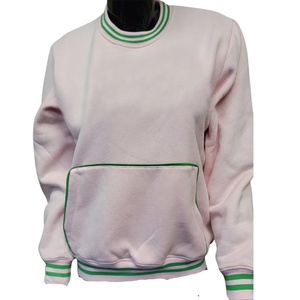 Jersey universitario de alta calidad OEM, sudadera con capucha personalizada de algodón con cuello redondo, Sudadera con cuello redondo para unisex con bordado personalizado - Product Image 1