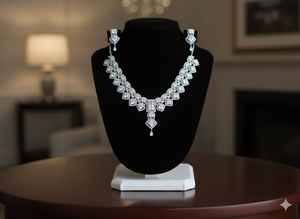 Conjunto de Collar de Latón con Aspecto de Plata Oxidada para Mujer, Joyería Contemporánea Antialérgica para Uso Diario, Universitario y Festivo - Product Image 4