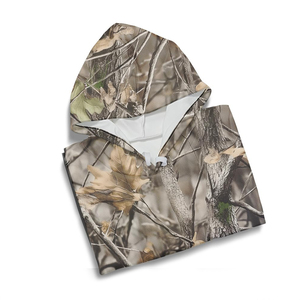 Vente en gros de sweats à capuche de chasse pour hommes de haute qualité, imprimés par sublimation avec un design camouflage, respirants, à manches longues - Product Image 6