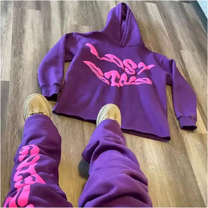 100% Cotton Winter Hooded Casual <b>Pullover</b> for Custom Logo High Quality Tracksuit for <b>Men</b>-Wholesale Price - Product Image 6