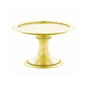 Nuevo y elegante soporte para tartas color oro rosa con base elevada para celebraciones de cumpleaños, postres y eventos de catering. - Product Image 2