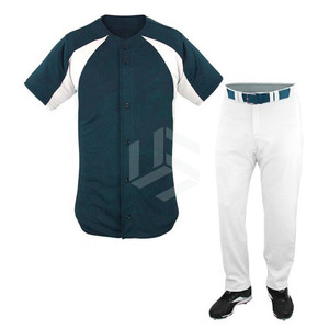 <b>Customized</b> <b>Softball</b> Baseball <b>Uniform</b> Sportswear Set for Men Women Youth with Hip Hop Style and Team Logo on Jersey - Product Image 1