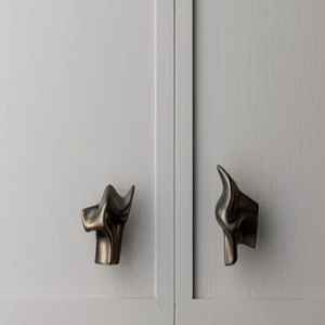 Cabinet <b>Knob</b> Casted <b>Brass</b> <b>Knob</b> for Cabinet, Drawer & Kids Wardrobe for Cabinets & Drawers Metal <b>Knobs</b> - Product Image 5