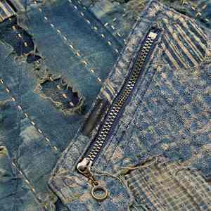 Veste en jean vintage faite à la main pour hommes Solid Traders, effet délavé, style streetwear, personnalisable, respirante et écologique - Product Image 4