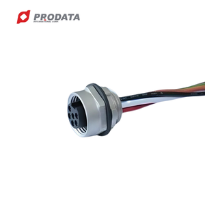 Harnais de câblage étanche circulaire à 5 broches femelle avec protection IP67/IP68, isolation en PVC pour éclairage LED et machines - Product Image 2