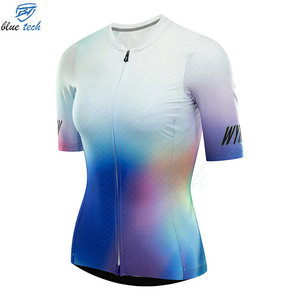 Conjunto de Ropa de Ciclismo para Mujer al por Mayor, Jersey y Pantalones Cortos de Verano, Transpirable y Elástico, con Diseño y Logotipo Personalizados - Product Image 5