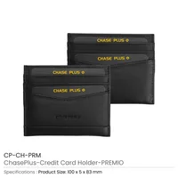 Pemegang Kartu Kredit PREMIO Chase Plus Dilindungi RFID dengan Fitur Perisai EMI dan Bahan Penyerap
