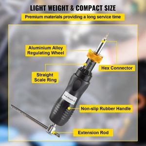 Tournevis dynamométrique à embout Torx de 1/4 po pour électriciens, plage de couple de 10 à 70 po/lb, précision élevée - Product Image 4