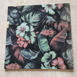 Carreaux de porcelaine à motif tropical sans joint, 60x60cm, finition brillante, carreaux de sol intérieurs, design antidérapant - Product Image 4