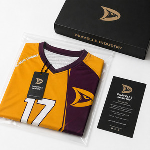 เสื้อทีมอัลติเมทดิสก์แบบกำหนดเอง เสื้อแข่งอัลติเมทดิสก์ โพลีเอสเตอร์น้ำหนักเบาพิมพ์ลายแบบระเหิด แห้งเร็ว ระบายอากาศได้ดี - Product Image 4