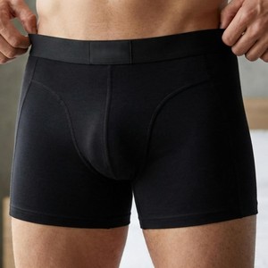 Boxers mi-hauts personnalisés pour hommes en coton doux et respirant, extensibles, coupe confortable, taille élastique, durables, ODM - Product Image 2