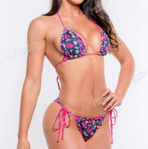 Maillot de bain bikini sexy imprimé paisley personnalisé pour femmes et filles, nouvelle collection été, deux pièces, vêtements de plage - Product Image 6