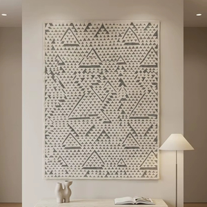 Alfombra de Lana/Algodón Hecha a Mano de Primera Calidad, Alfombra de Lujo para Sala de Estar, Tamaño Personalizado, Alta Densidad, Pelo Mediano y Grueso, India - Product Image 1
