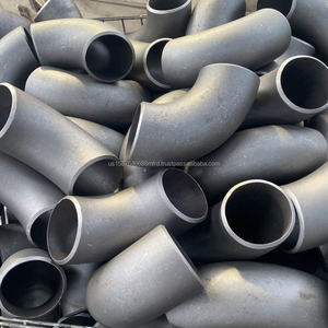 เชื่อมก้น BW ASTM Sch40ท่อ ASME ข้อศอก B16.9 ANSI 90 LR SCH 40 A234 WPB - Product Image 1