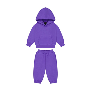Wholesale Factory Baby Boys Hoodie Sweatsuit Custom <b>Plain</b> <b>Tracksuit</b> Premium Fashion Clothing Comfortable Kid Hoodie - Product Image 5