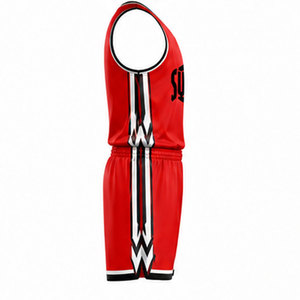Customizable Basketball Team Apparel Including Performance Jersey and Shorts with Breathable Material and Fade Resistant <b>Colours</b> - Product Image 5