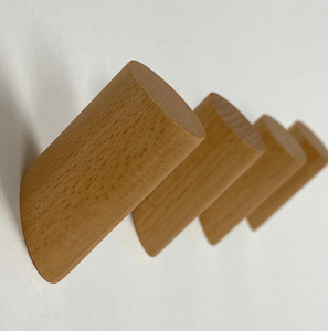 Wood Coat <b>Hook</b> Hanger Wall Mounted <b>Hook</b> for <b>Bathroom</b> Towel Storage Wall-mounted <b>Hooks</b> Suitable the Entrances Wood <b>Hook</b> - Product Image 5