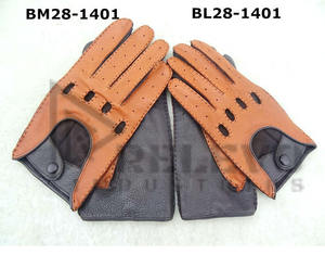 Gants de moto classiques unisexes noirs, élégants, durables, imperméables, protection motocross, personnalisables pour le cyclisme - Product Image 3