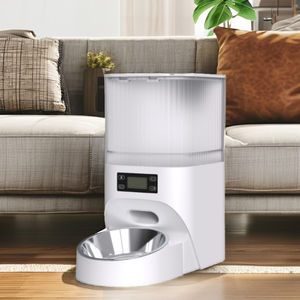 Alimentador automático de mascotas PF200 con doble fuente de alimentación, diseño de plástico elegante, parte inferior antideslizante, uso doméstico duradero, animales pequeños - Product Image 2