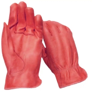 Top-Ranked Heavy-Duty Goat Grain Leather Driving <b>Gloves</b> Premium Abrasion Heat Resistant Safety <b>Gloves</b> General Purpose Adjustable - Product Image 3