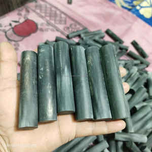 Rouleaux de corne de buffle noire véritable faits à la main de 90 mm, matériau artisanal naturel à prix avantageux - Product Image 2