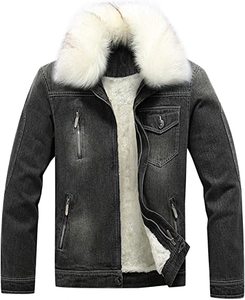 Custom High Quality Printed Knitted Vintage Ripped Blue <b>Denim</b> Bomber <b>Jacket</b> Men Autumn Season Outdoor Sheep Skin Cotton - Product Image 1
