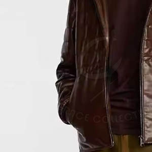 Manteau à capuche en cuir pour homme, qualité supérieure, veste à capuche en cuir, pull-over d'hiver, écologique, respirant, décontracté, extérieur, urbain - Product Image 4