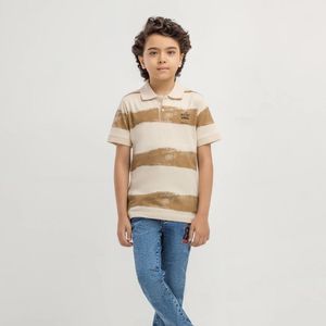 Chemises polo rayées personnalisées pour enfants, manches courtes, décontractées, uniformes scolaires, vêtements de sport, chemises polo modernes - Product Image 2