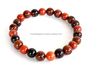 Bracelets en cristal de chakra du troisième œil de 8 mm, magnifiques et élégants, de qualité supérieure, design de perles, vente en gros - Product Image 3
