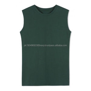 Hot Selling <b>Mens</b> Sleeveless Tank <b>Top</b> Knitted Fitness Sportswear Outdoor Sport Singlets Vest - Product Image 5