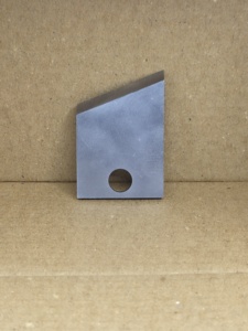 Lame de coupe fixe en carbure de tungstène pour broyeur de plastique abrasif, pièces à haute résistance des bords - Product Image 3