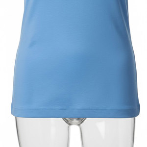 T-shirt Henley personnalisé en gros, design uni, fabriqué en tissu de coton respirant, manches courtes pour femme - Product Image 5