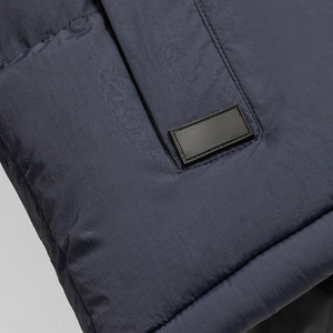 Veste matelassée pour homme avec logo personnalisé, veste d'hiver épaisse et chaude, veste d'hiver pour homme - Product Image 5