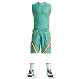 Uniformes de Baloncesto Personalizados al por Mayor para Hombre - 100% Poliéster, Impresión Digital, Secado Rápido, Transpirables - Product Image 1