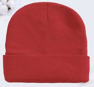 Bonnets personnalisés sans revers, bonnet d'hiver chaud en jacquard, bonnets tricotés Y2K avec doublure en satin - Product Image 3