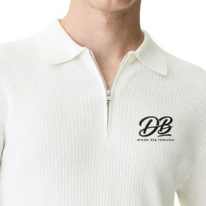 Camiseta Polo Premium para Hombre, Corte Ajustado, Algodón Suave, Manga Corta, Estilo Casual Elegante, Ropa de Moda, Fabricante OEM ODM, Venta al Por Mayor - Product Image 3