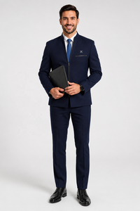 Uniformes d'aviation personnalisés à manches longues pour pilotes et personnel de cabine |   Fabricant OEM |   Uniforme de service des agents de bagages à l'aéroport pour hommes - Product Image 1
