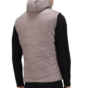 Chaleco Acolchado Casual de Invierno para Hombre, con Logotipo Personalizado, Impermeable, Transpirable, con Capucha y Diseño sin Mangas - Product Image 2
