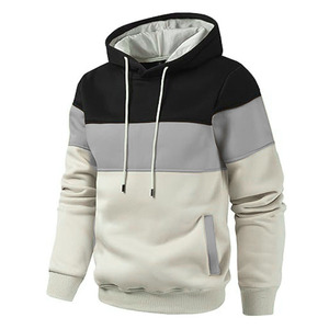 Sweat-shirt à capuche pour homme en coton 100% écologique, respirant, avec logo personnalisé brodé, manches longues - Product Image 6