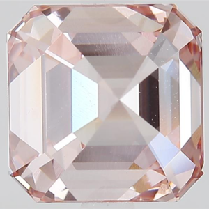 Diamant rose intense fantaisie taille Asscher, cultivé en laboratoire, 2 carats, clarté VS1, certifié IGI, diamant non monté pour la fabrication de bijoux - Product Image 3