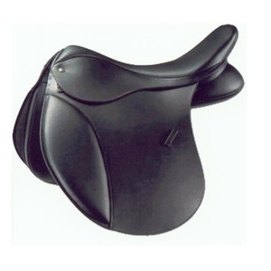 Selle de dressage en cuir anglais de qualité supérieure pour chevaux paillassons, quincaillerie en acier inoxydable, arceau en fibre de verre, personnalisable - Product Image 4