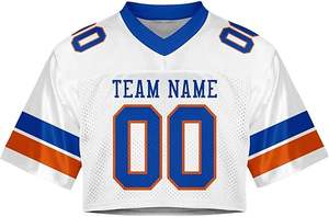 Hauts courts tendance pour femmes grandes tailles en jersey vintage et maille, respirants, pour l'été, avec options de sublimation et de vente en gros - Product Image 2